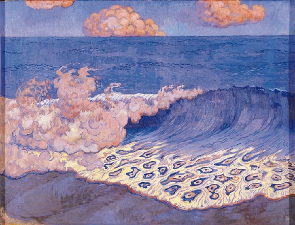 Detail of Blue seascape, Wave Effect, c.1893 by Georges Lacombe