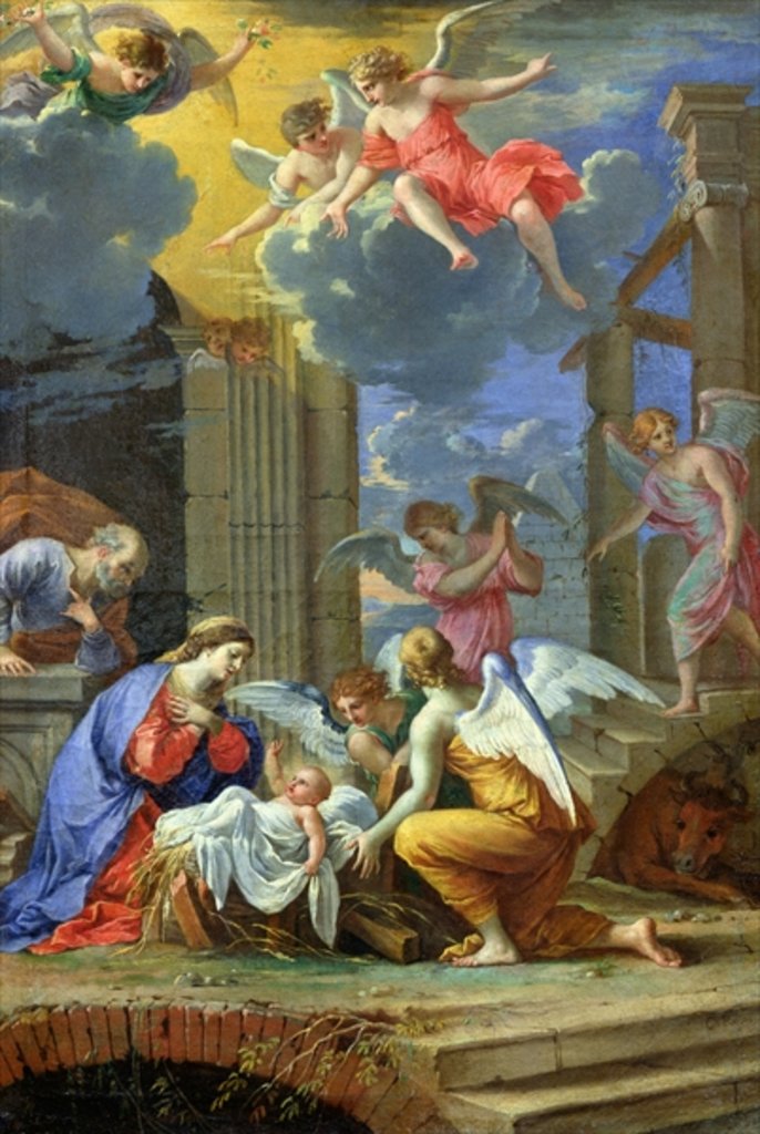 Detail of Nativity, 1667 by Charles Poerson