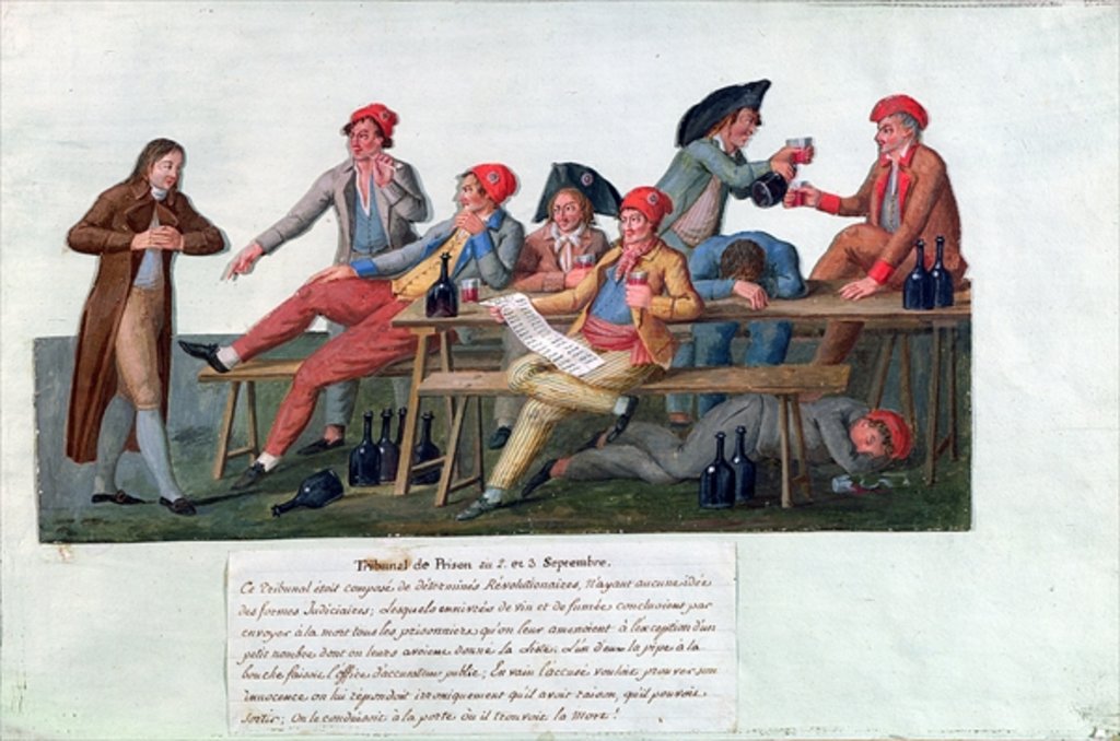 Detail of Prison Tribunal of 2 & 3 September, 1792 by Lesueur Brothers