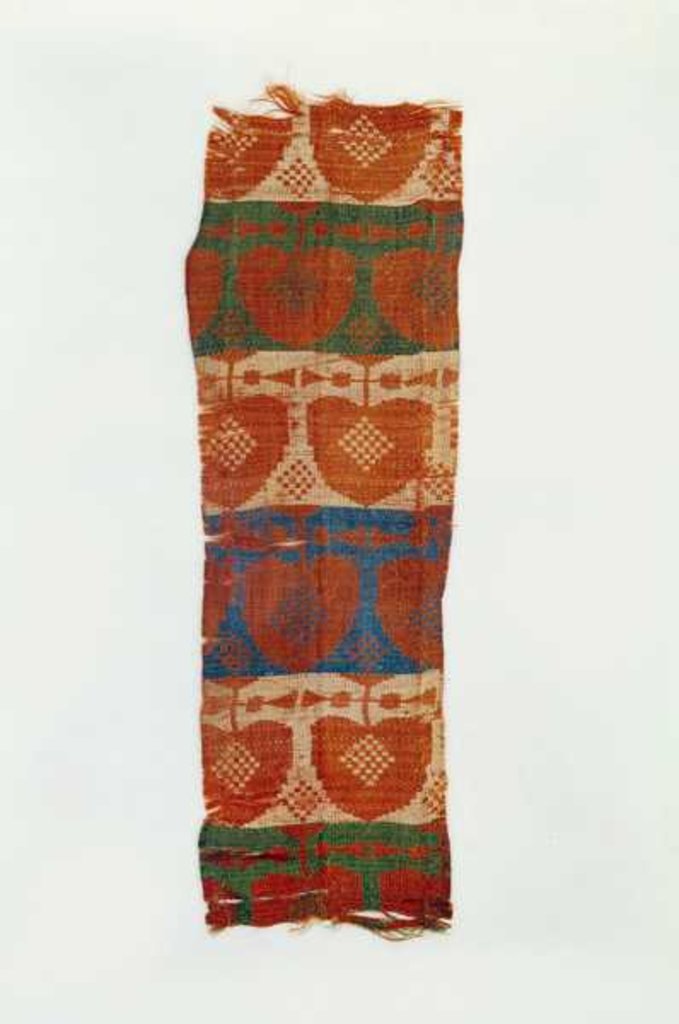 Detail of Band with decorative motifs of stylised trees by Northern Wei Dynasty Chinese School