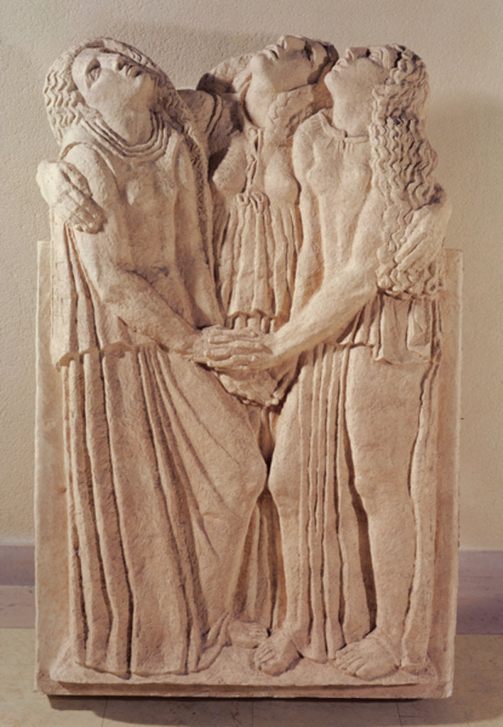 Detail of Les Trois Polougnes by Emile-Antoine Bourdelle