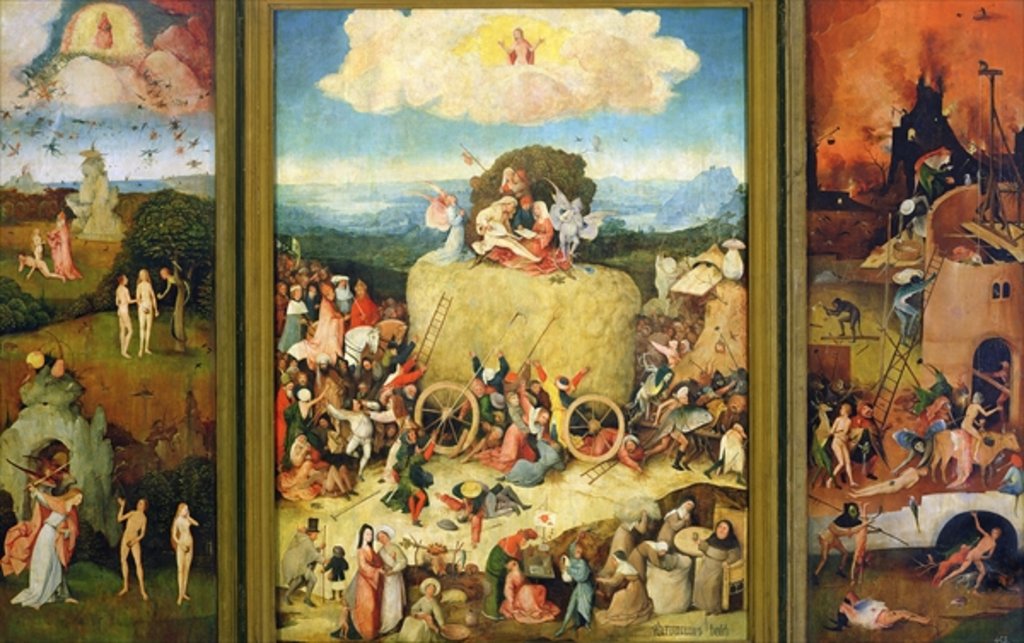 Detail of The Haywain Triptych, 1516 by Hieronymus Bosch