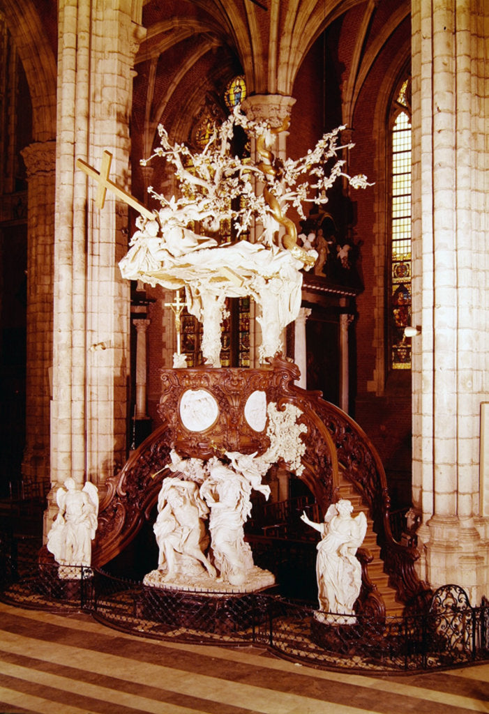 Detail of Pulpit, c.1741-45 by Laurent Delvaux