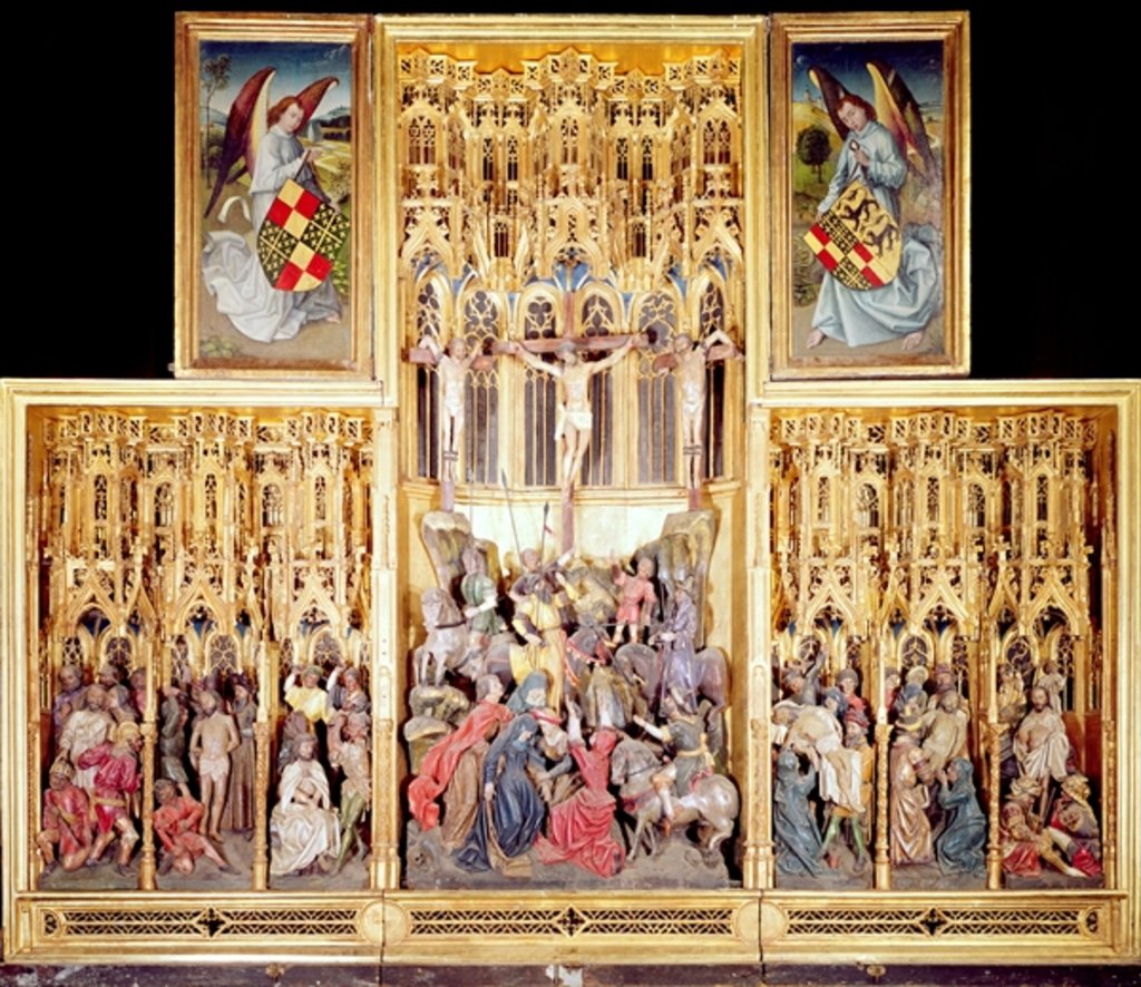 Detail of Central section of the Ambierle Altarpiece, 1460-66 by Flemish School