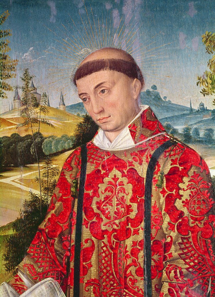 Detail of Saint Laurence, 1460-66 by Rogier van der (attr. to) Weyden