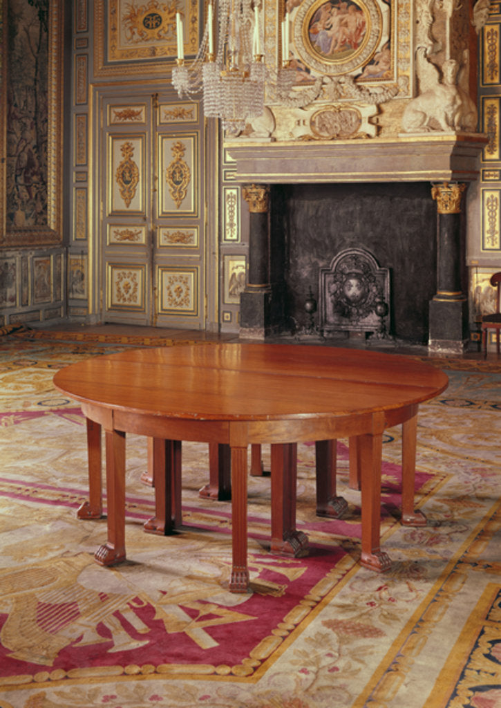 Detail of Round table in the style of the Directoire period, 1795-99 by French School