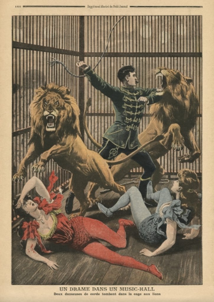 Detail of Drama in a music-hall by French School