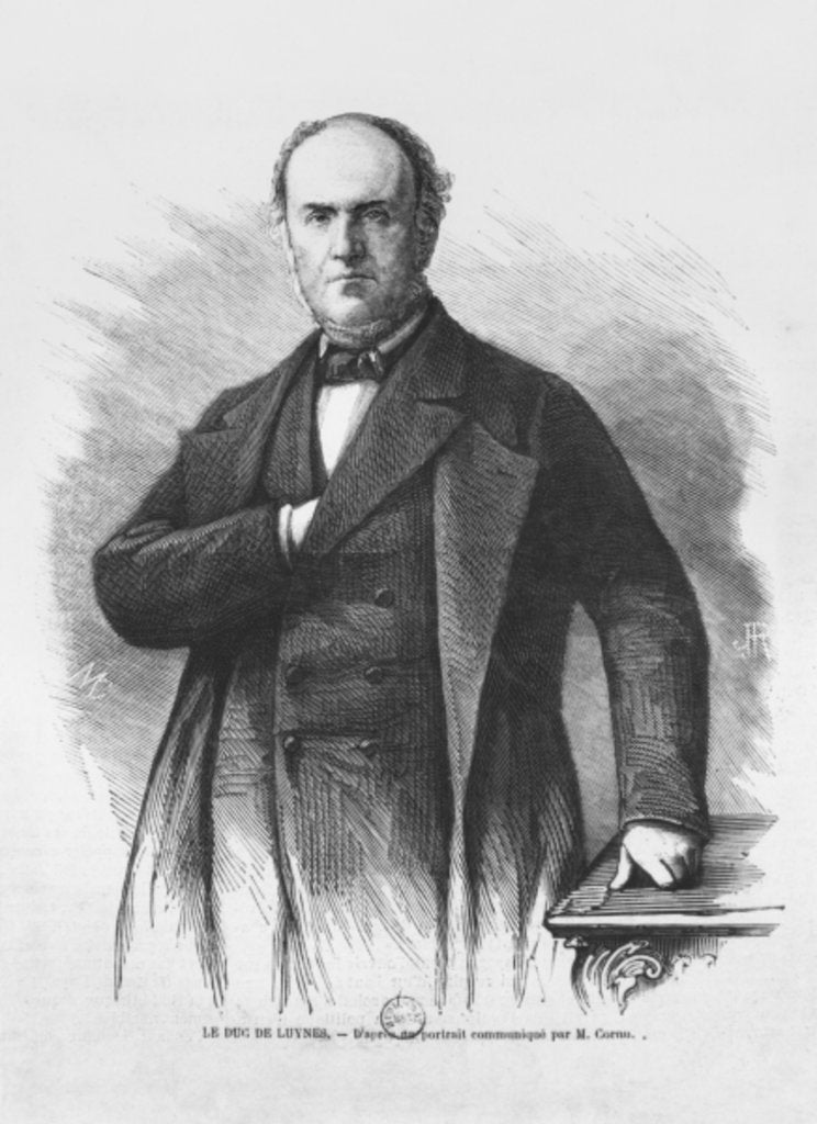 Detail of Honore d'Albert, Duke of Luynes by French School