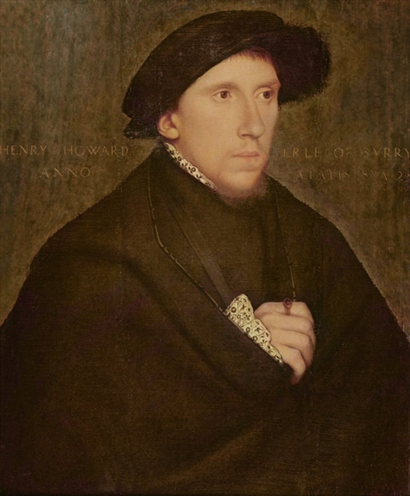 Detail of Henry Howard, Earl of Surrey, c.1542 by Hans Holbein the Younger