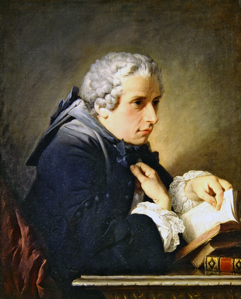 Detail of Giuseppe Baretti, 1745 by Pierre Subleyras