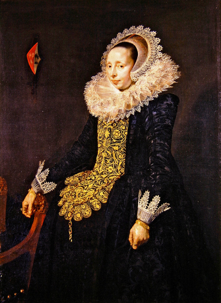 Detail of Catarina Both van der Eem, c.1619-20 by Frans Hals
