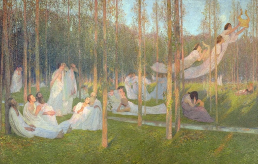 Detail of Serenity by Henri Jean Guillaume Martin