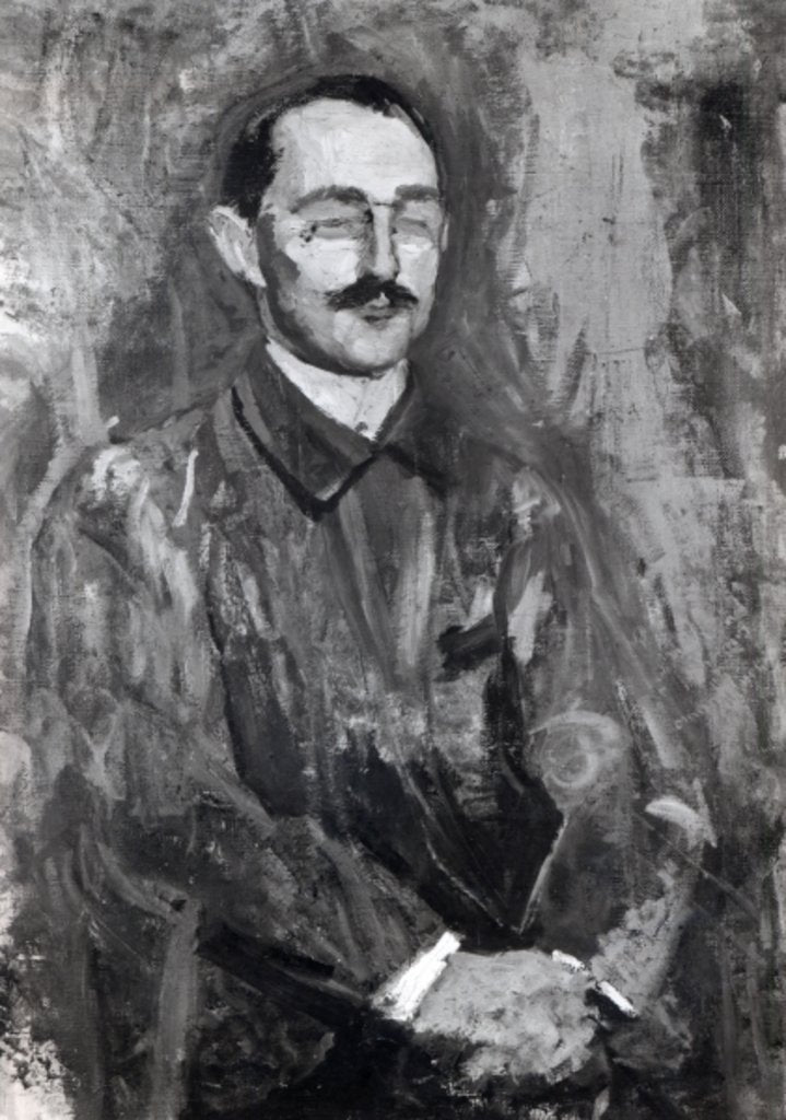 Detail of Portrait of Albert Marquet by Jacqueline Marval