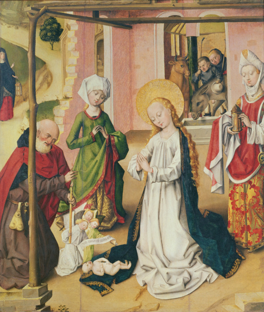 Detail of The Adoration of the Infant, c.1500 by Master of St. Bartholemew