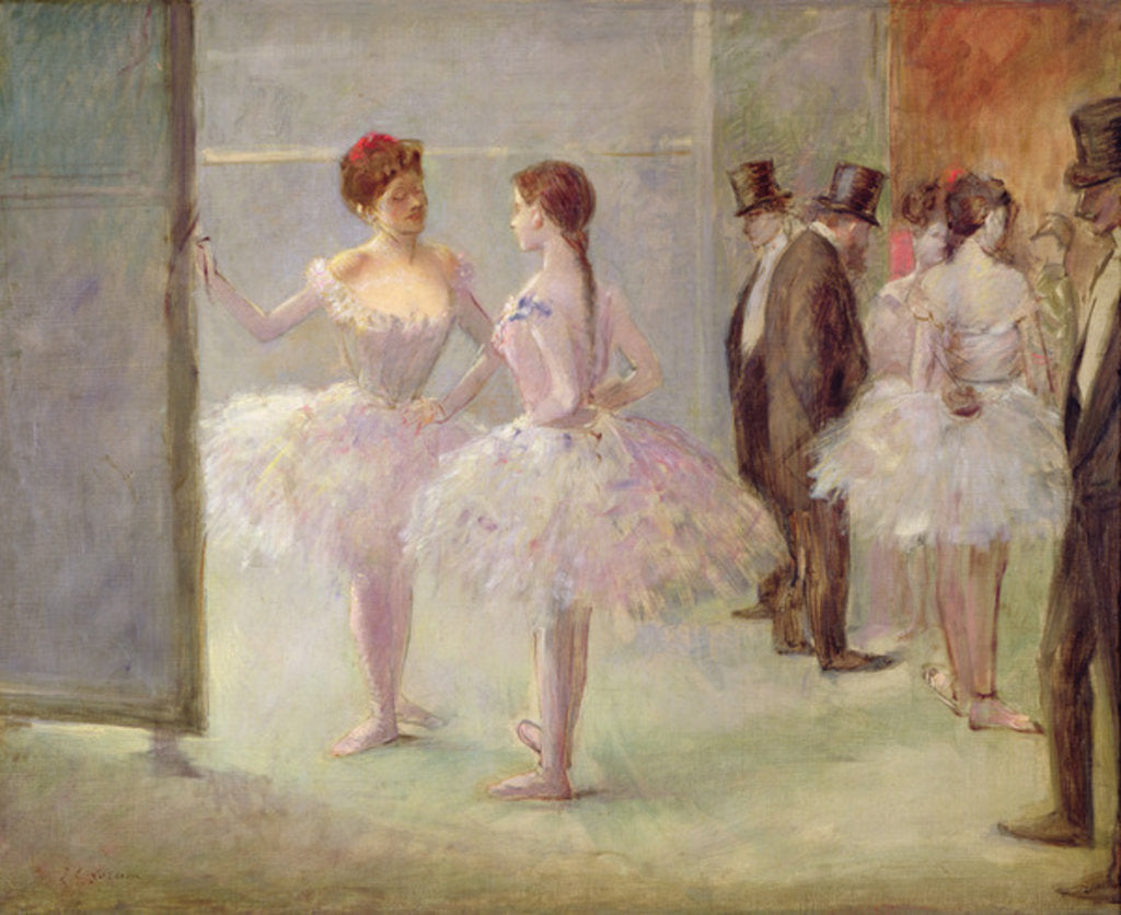 Detail of Dancers in the Wings at the Opera, c.1900 by Jean Louis Forain