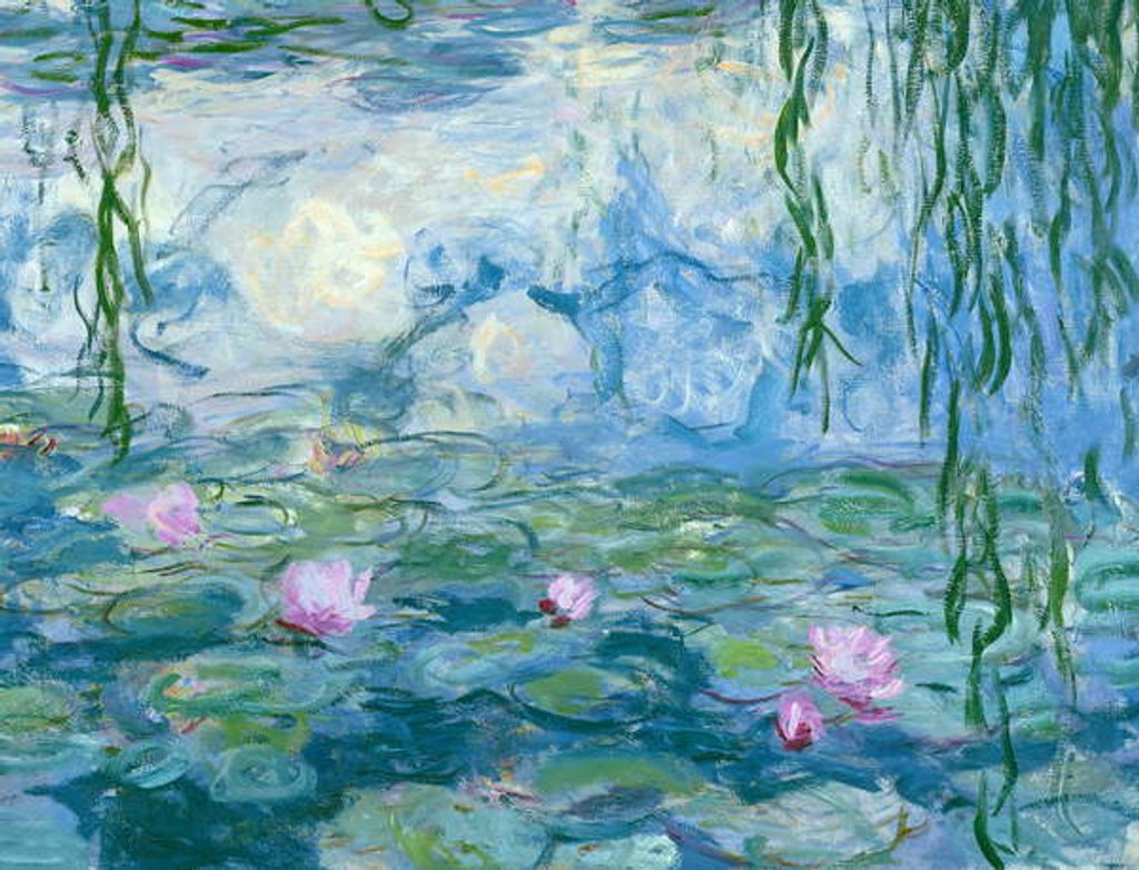 Detail of Waterlilies, 1916-19 by Claude Monet