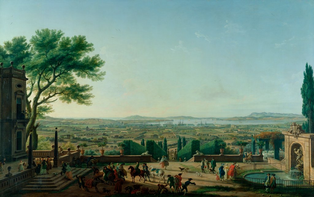 Detail of City and Port of Toulon, 1756 by Claude Joseph Vernet