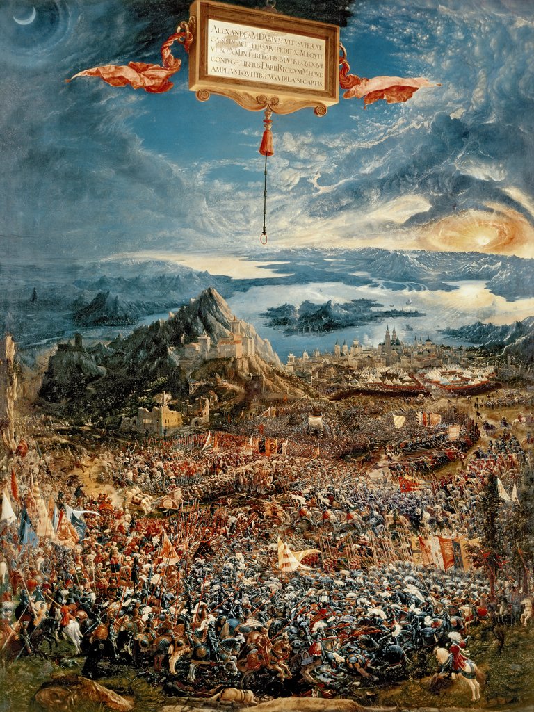 Detail of The Battle of Issus, or The Victory of Alexander the Great, 1529 by Albrecht Altdorfer