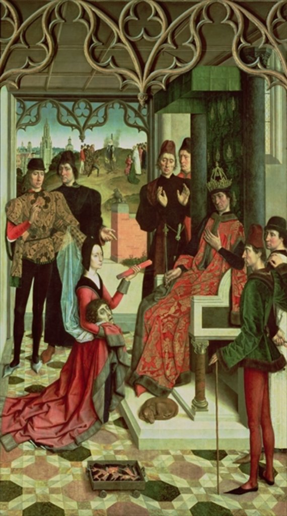 Detail of The Justice of the Emperor Otto: Trial by Fire, 1471-73 by Dirck Bouts