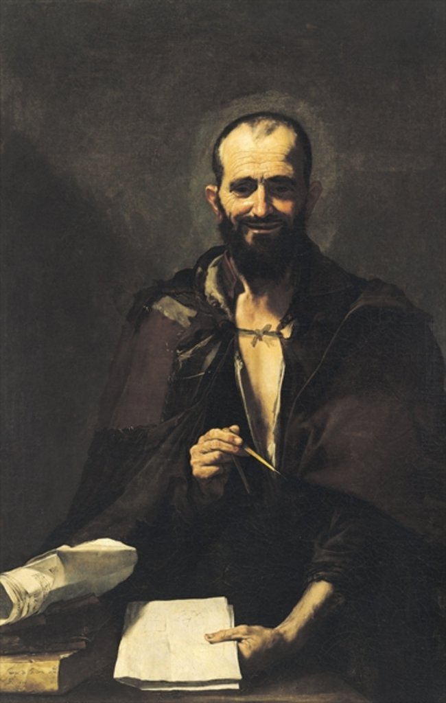 Detail of Archimedes 1630 by Jusepe de Ribera