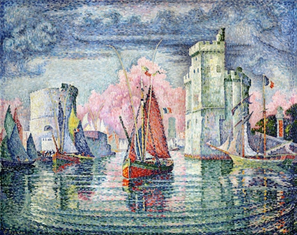 Detail of The Port at La Rochelle, 1921 by Paul Signac