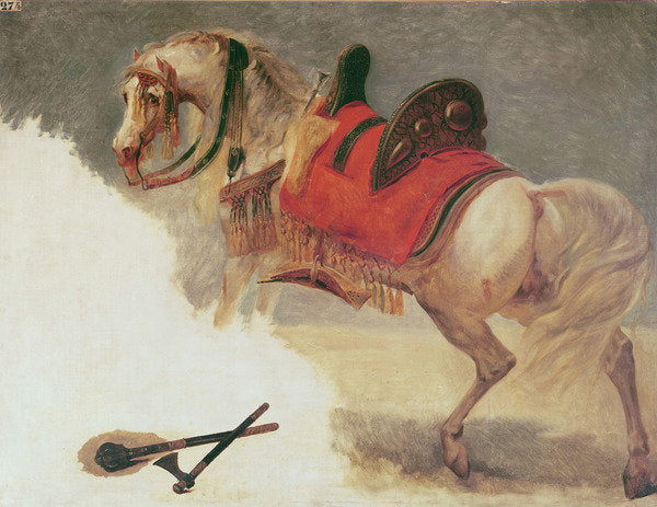 Detail of Horse of Mustapha-Pacha by Baron Antoine Jean Gros