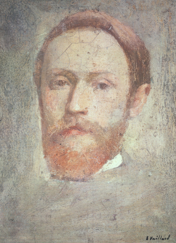 Detail of Self Portrait, c.1889 by Edouard Vuillard