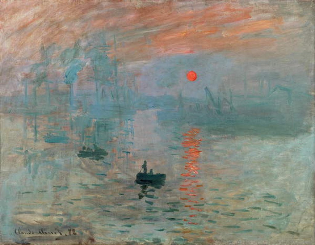 Detail of Impression, Sunrise, 1872 by Claude Monet