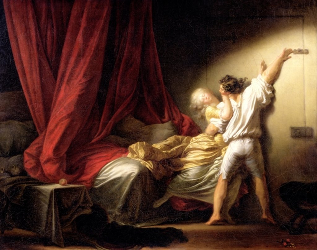 Detail of The Bolt, c.1778 by Jean-Honore Fragonard