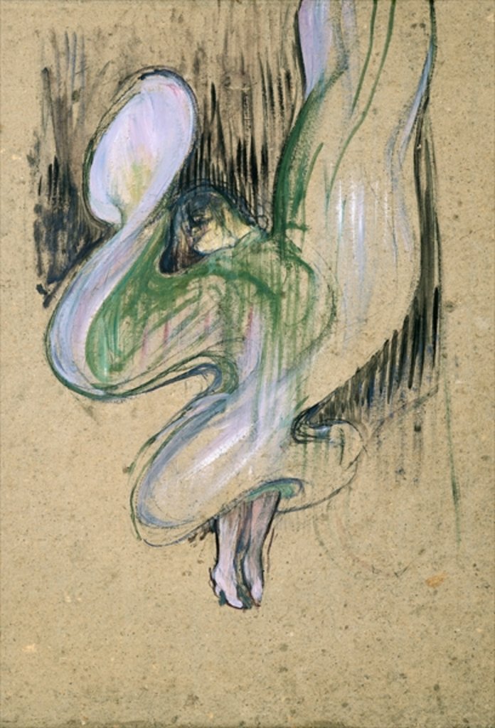 Detail of Study for Loie Fuller at the Folies-Bergere, 1893 by Henri de Toulouse-Lautrec
