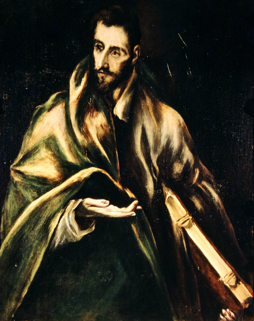 Detail of Saint James the Greater by El Greco