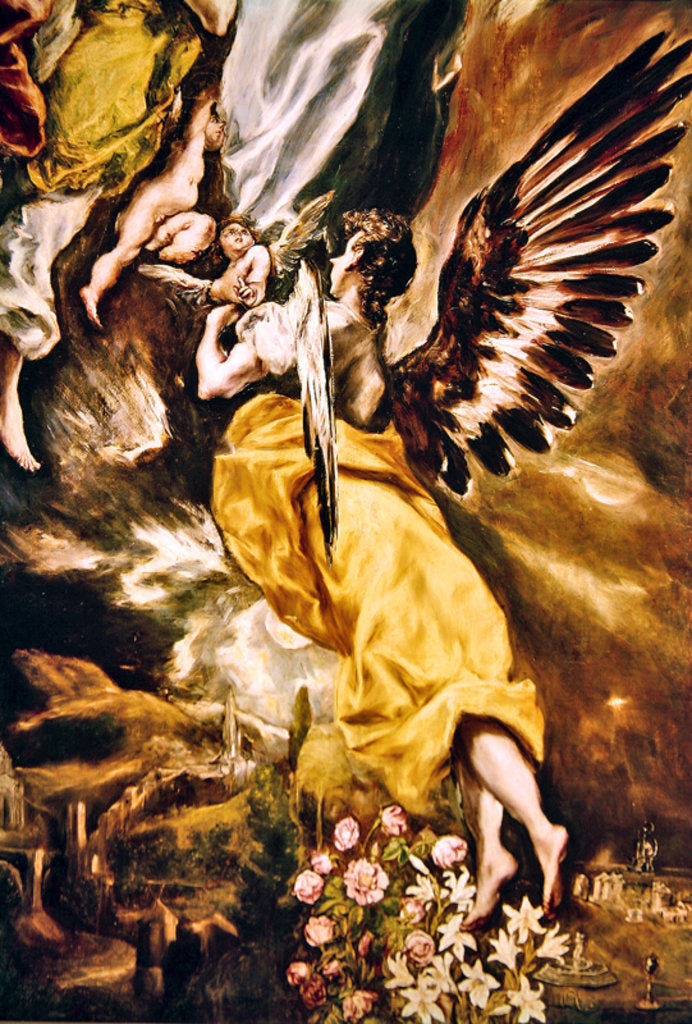Detail of The Immaculate Conception 1607-13 by El Greco