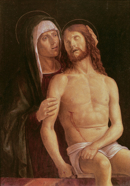 Detail of Pieta by Gentile Bellini