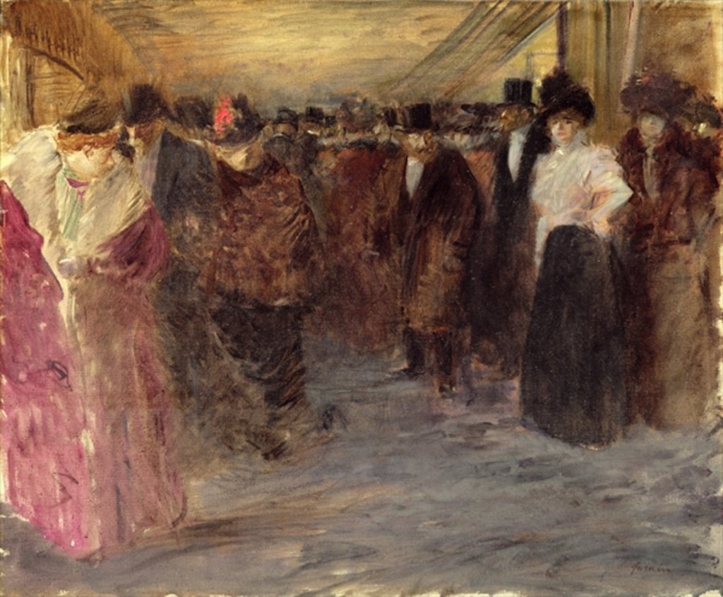 Detail of The Music Hall, c.1890 by Jean Louis Forain