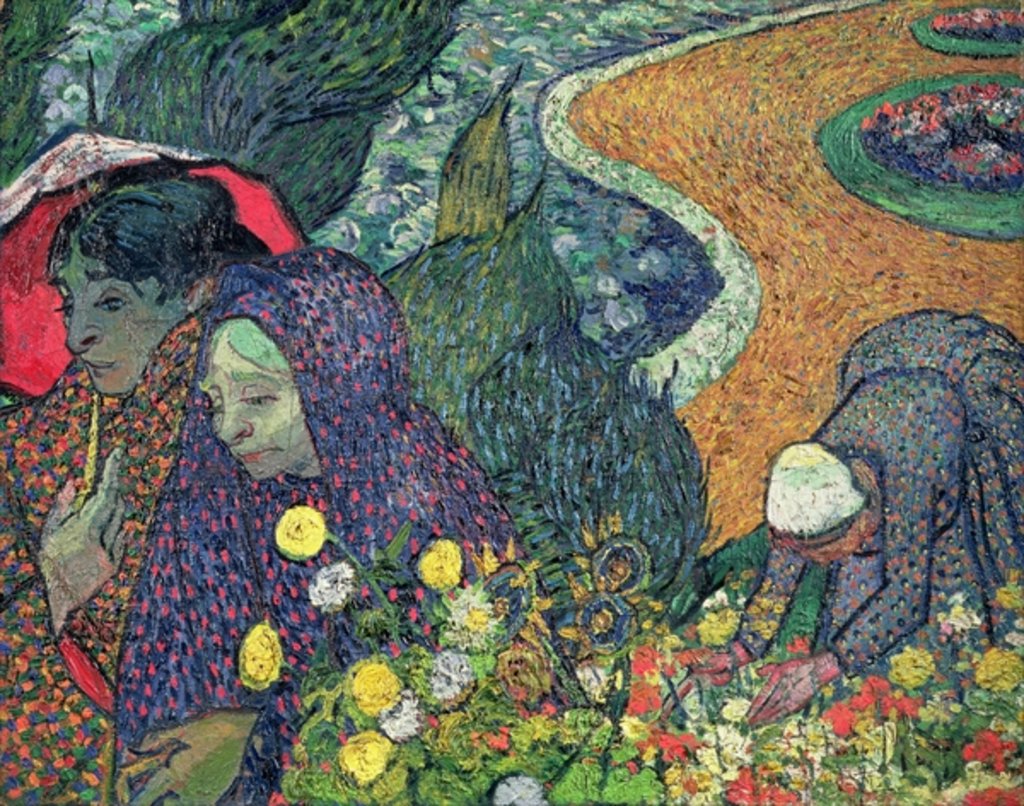 Detail of Ladies of Arles, 1888 by Vincent van Gogh