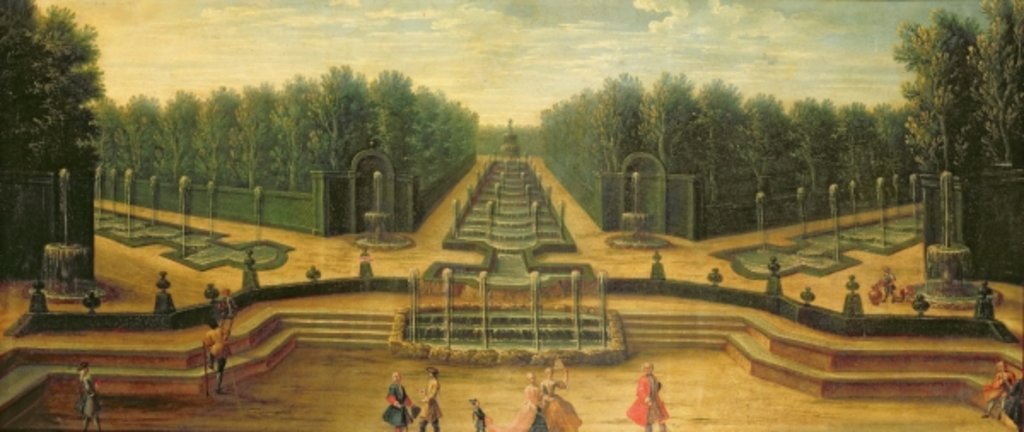Detail of The Water Theatre, Versailles by French School