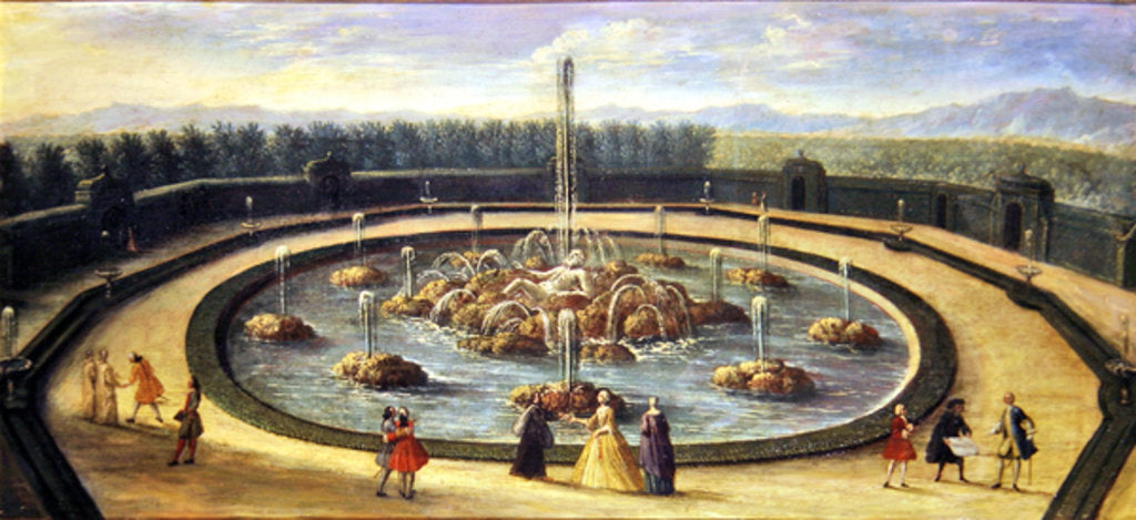 Detail of The Basin of Enceladus at Versailles, early eighteenth century by French School