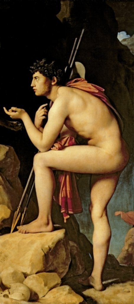 Detail of Oedipus and the Sphinx, 1808 by Jean Auguste Dominique Ingres