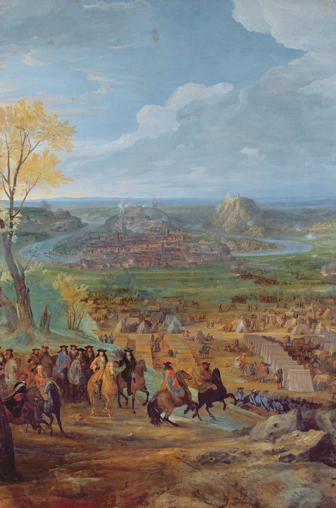Detail of The Siege of Besancon in 1674 by the army of Louis XIV by Jean-Baptiste Martin