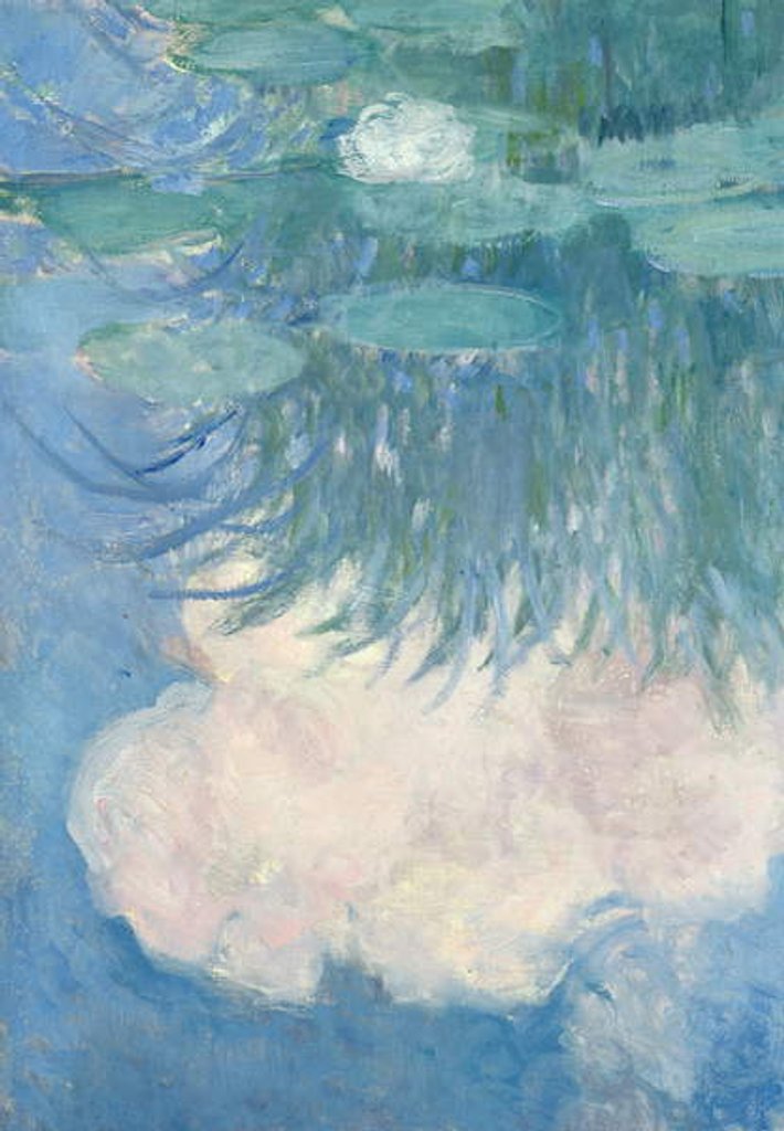 Detail of Waterlilies, detail, 1914-17 by Claude Monet