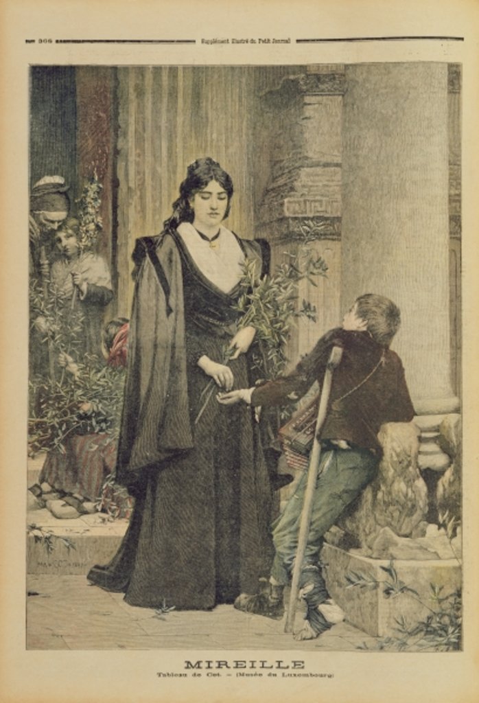 Detail of Mireille by Pierre Auguste Cot