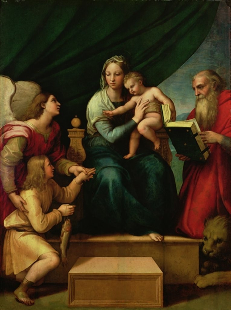 Detail of The Madonna of the Fish c.1513 by Raphael