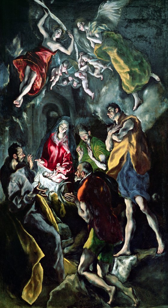 Detail of The Adoration of the Shepherds by El Greco