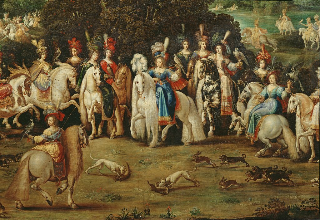 Detail of Air by Claude Deruet