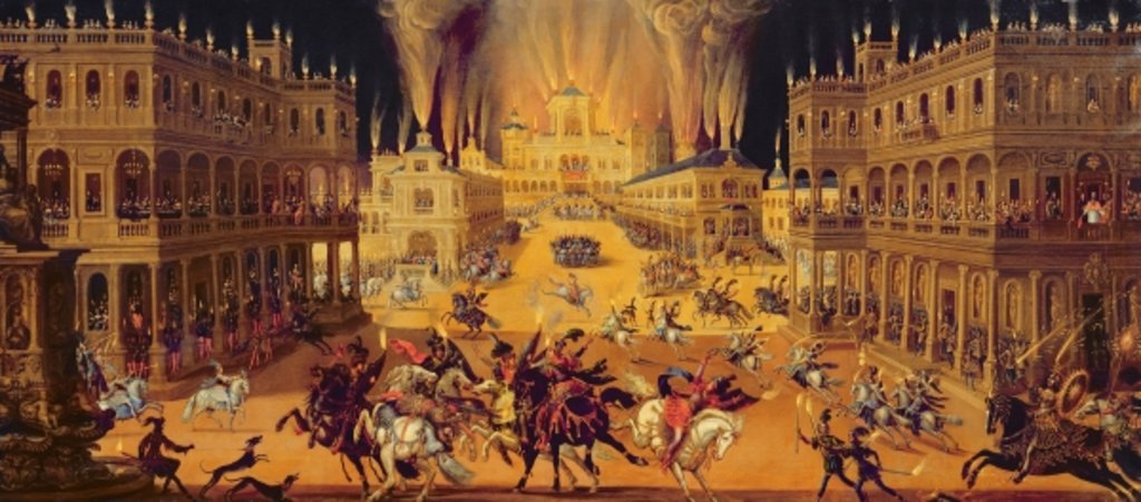 Detail of Fire, c.1640-41 by Claude Deruet