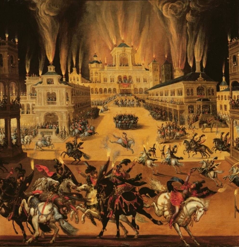 Detail of Fire by Claude Deruet