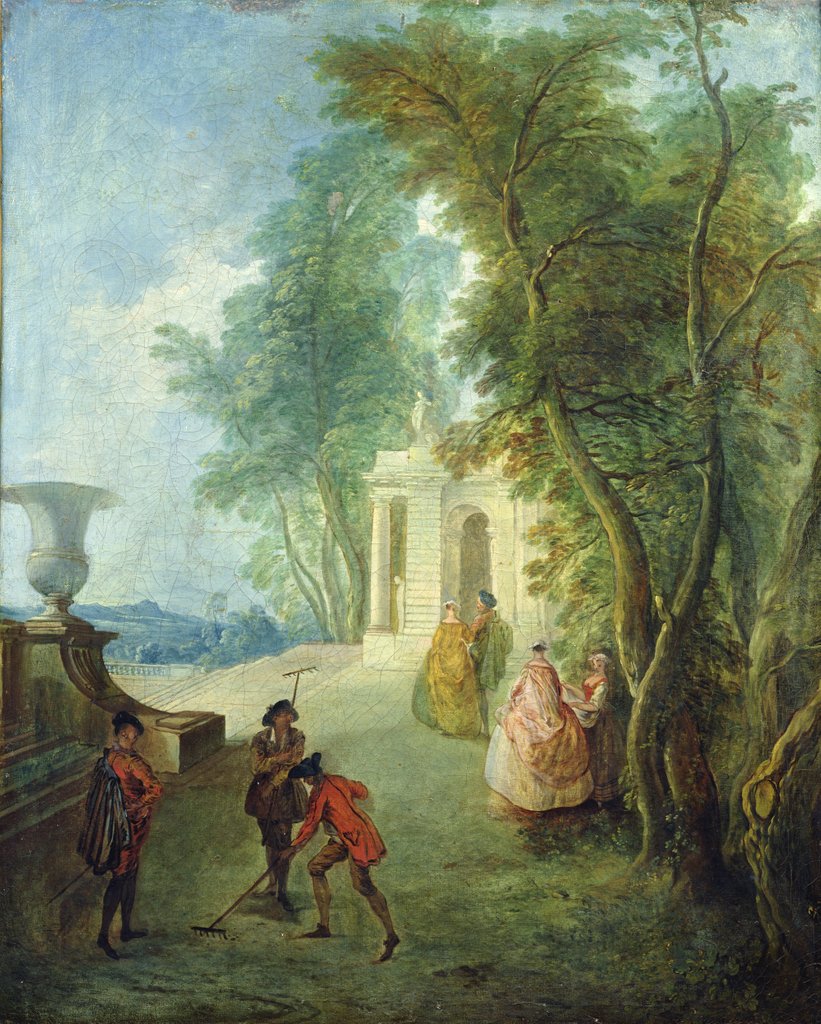 Detail of Spring by Jacques de Lajoue