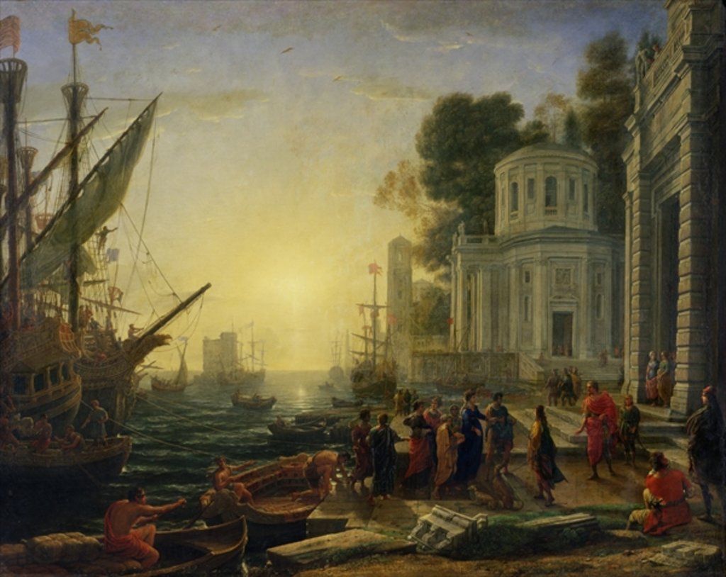 Detail of Cleopatra Disembarking at Tarsus, 1642 by Claude Lorrain