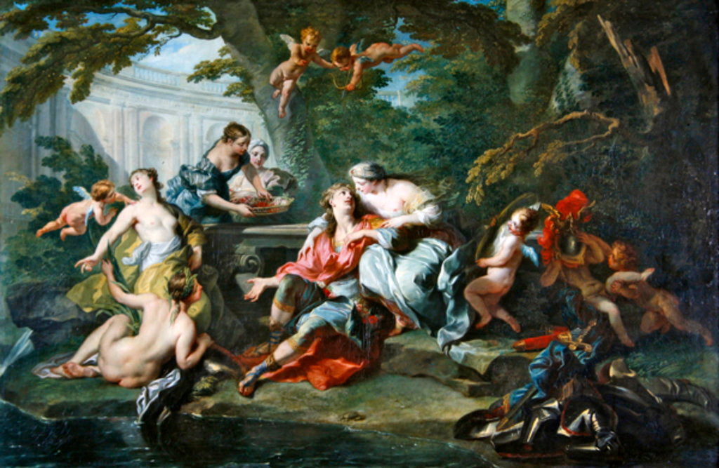 Detail of Renaud in the arms of Armide, 1730-39 by Jean-Baptiste van Loo