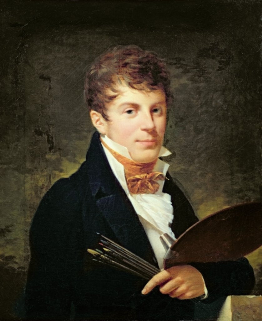 Detail of Portrait of Lancelot Theodore Turpin de Crisse by Louis Andre Gabriel Bouchet